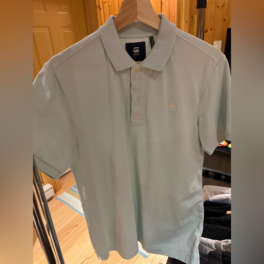 G-Star Raw Light Blue Polo Shirt